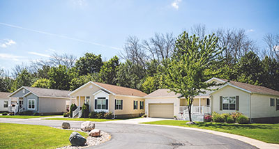 Model Homes in Hidden Creek 55+ Community, Holland, Michigan